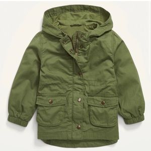 Old Navy Hooded Twill Utility Scout Jacket
